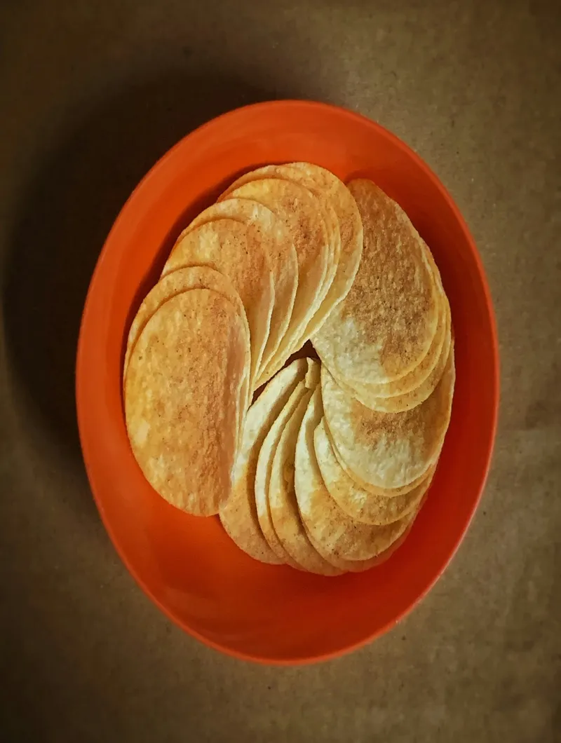 Close-up of preparing traditional snacks